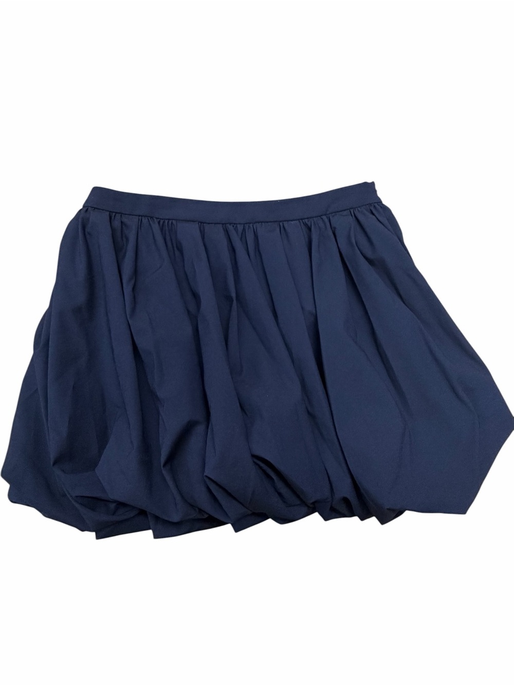 S_4 ZARA Navy Blue Balloon Skirt